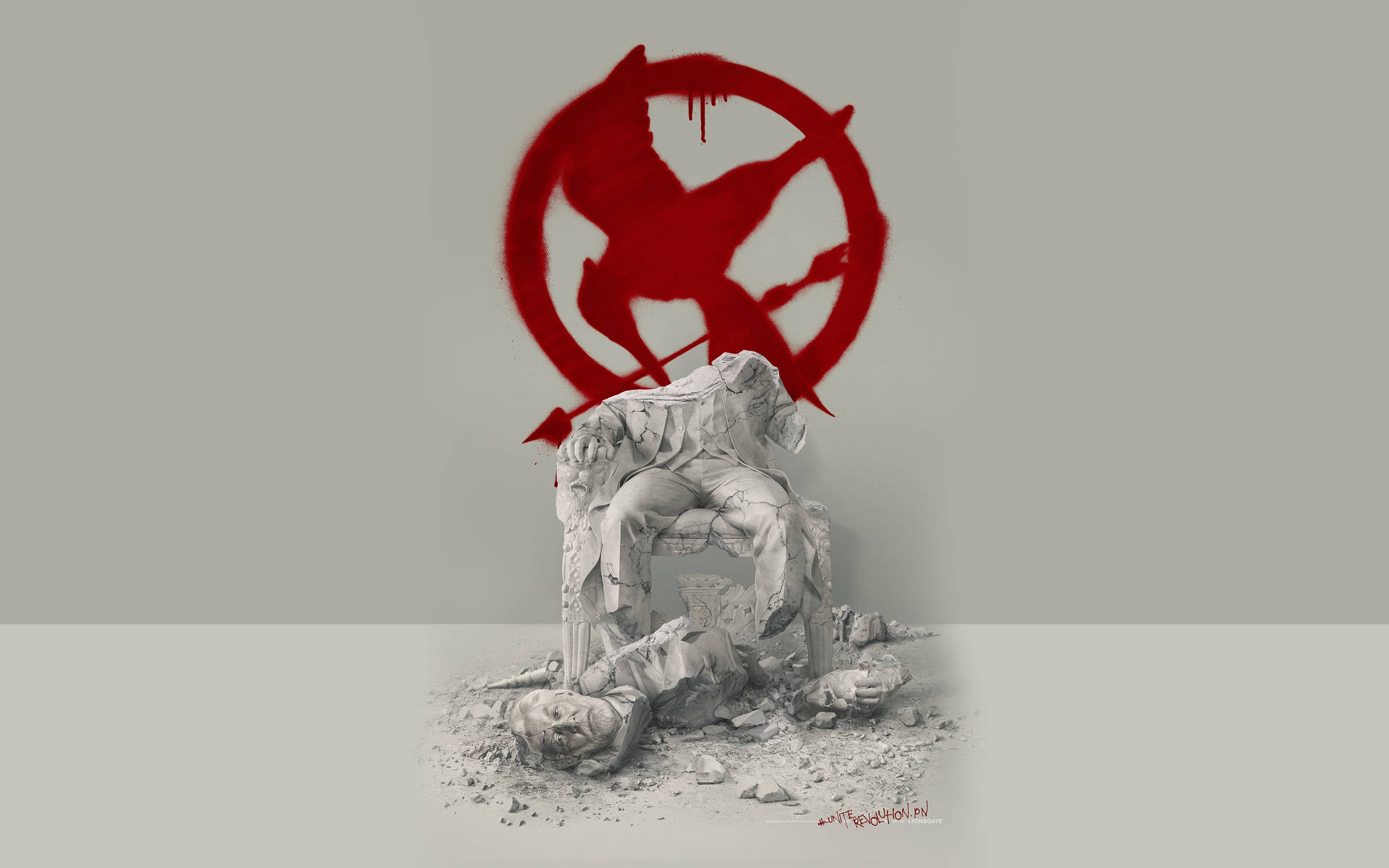Katniss Everdeen Aiming Her Bow In The Wilderness Of The Hunger Games. Wallpaper