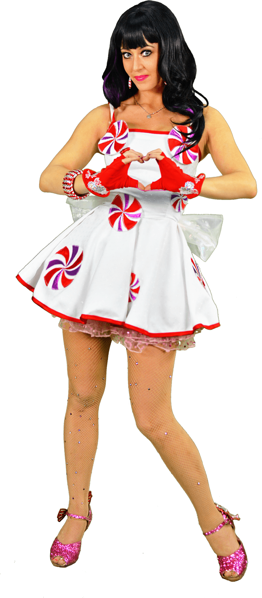Katy Perry Candy Dress Pose PNG