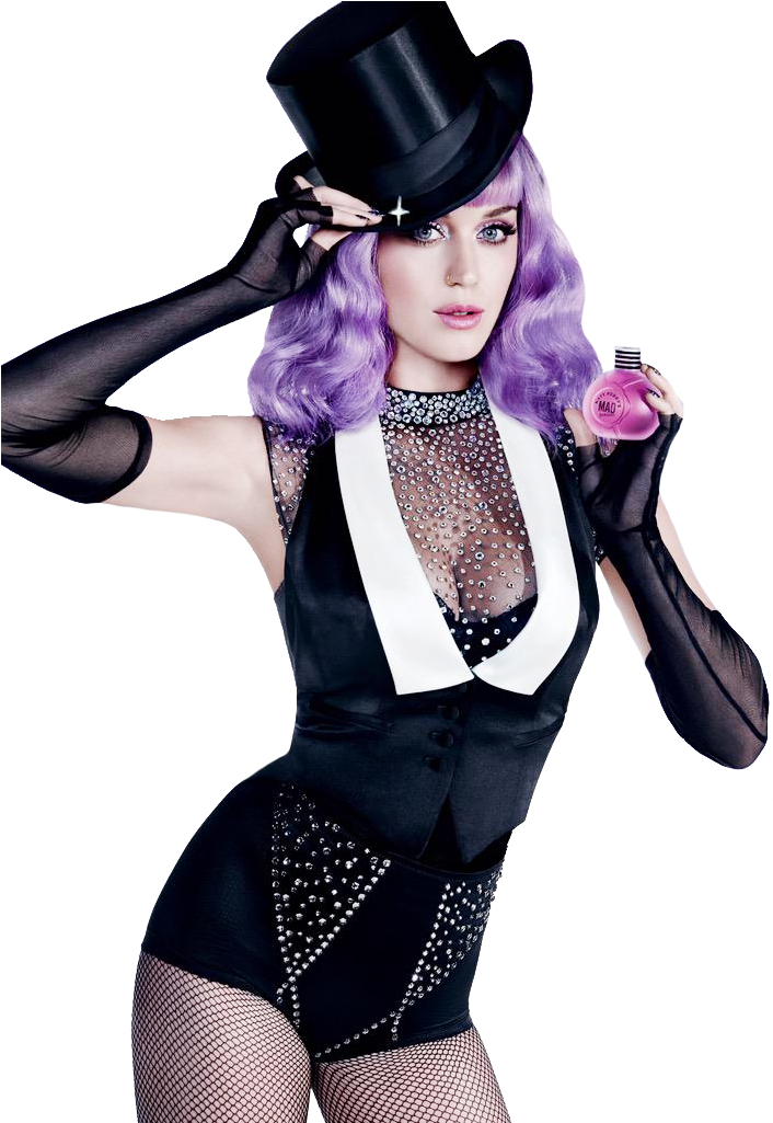 Katy Perry Magician Style Promotion PNG