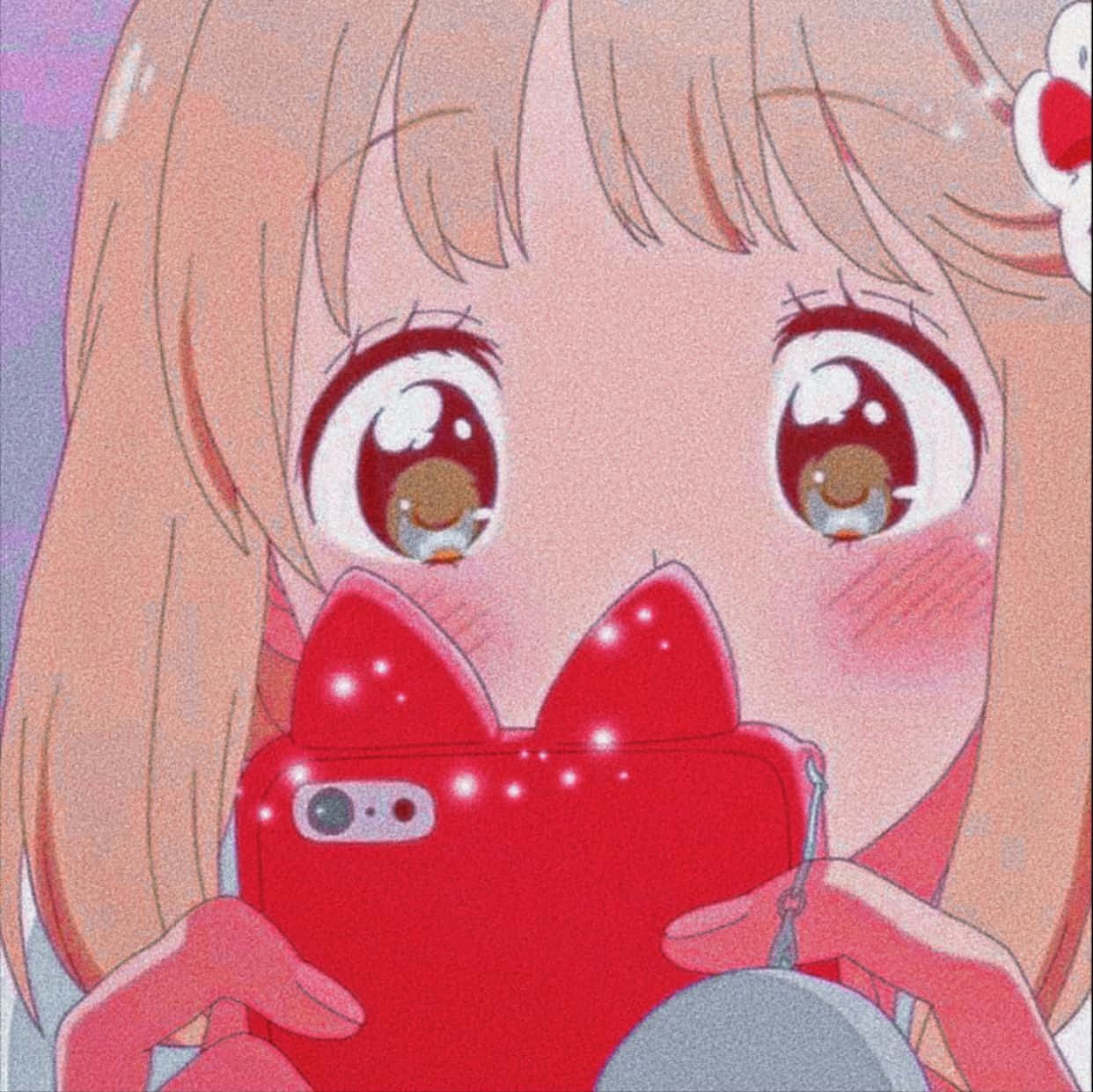 Kawaiiästhetik Anime Mädchen Smartphone Wallpaper