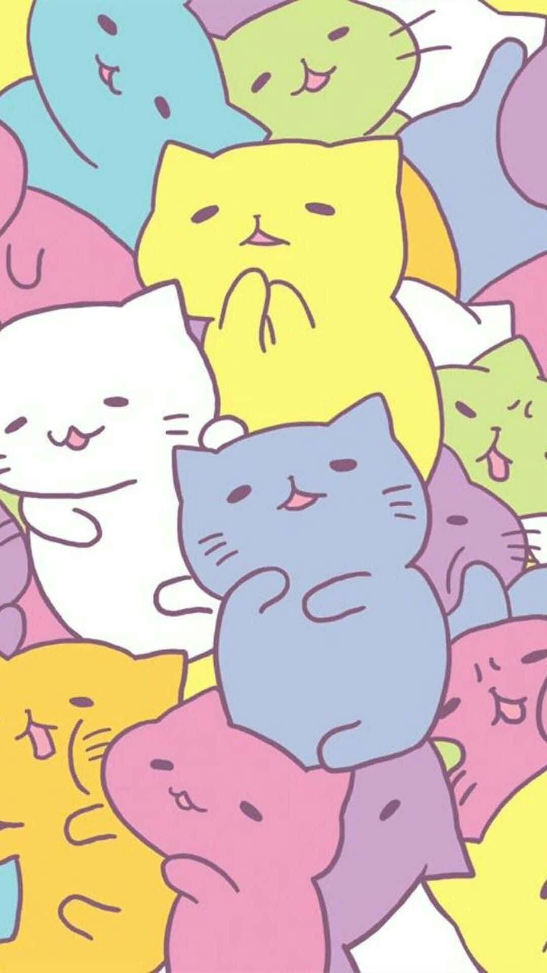 Kawaii Anime Cat Mitchiri Neko Wallpaper