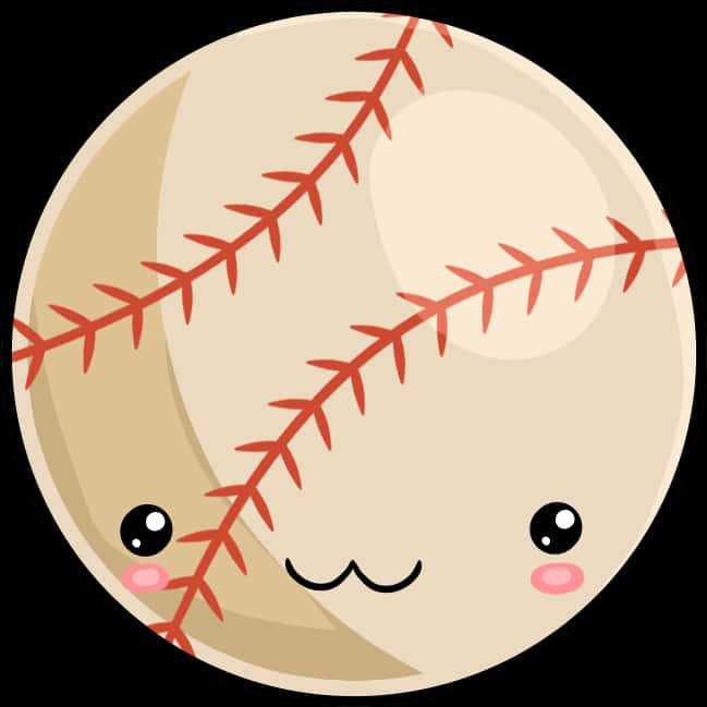 Kawaii Baseball Character PNG