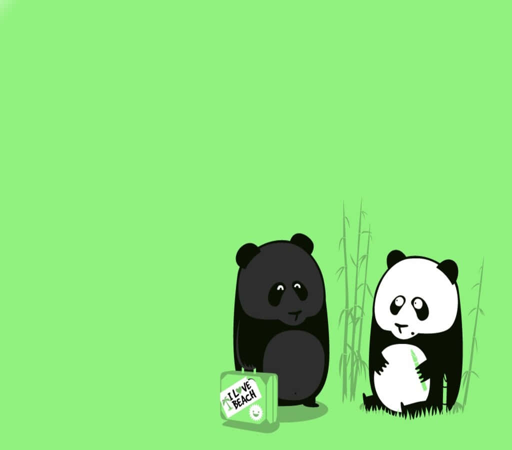A Cute Kawaii Bear Brings A Touch Of Playfulness And Joy To Your Day Wallpaper