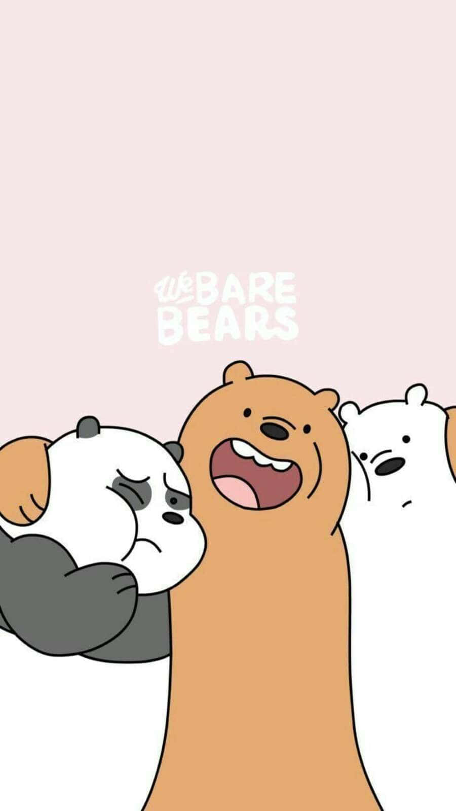 Adorable Kawaii Bear Illustration Wallpaper