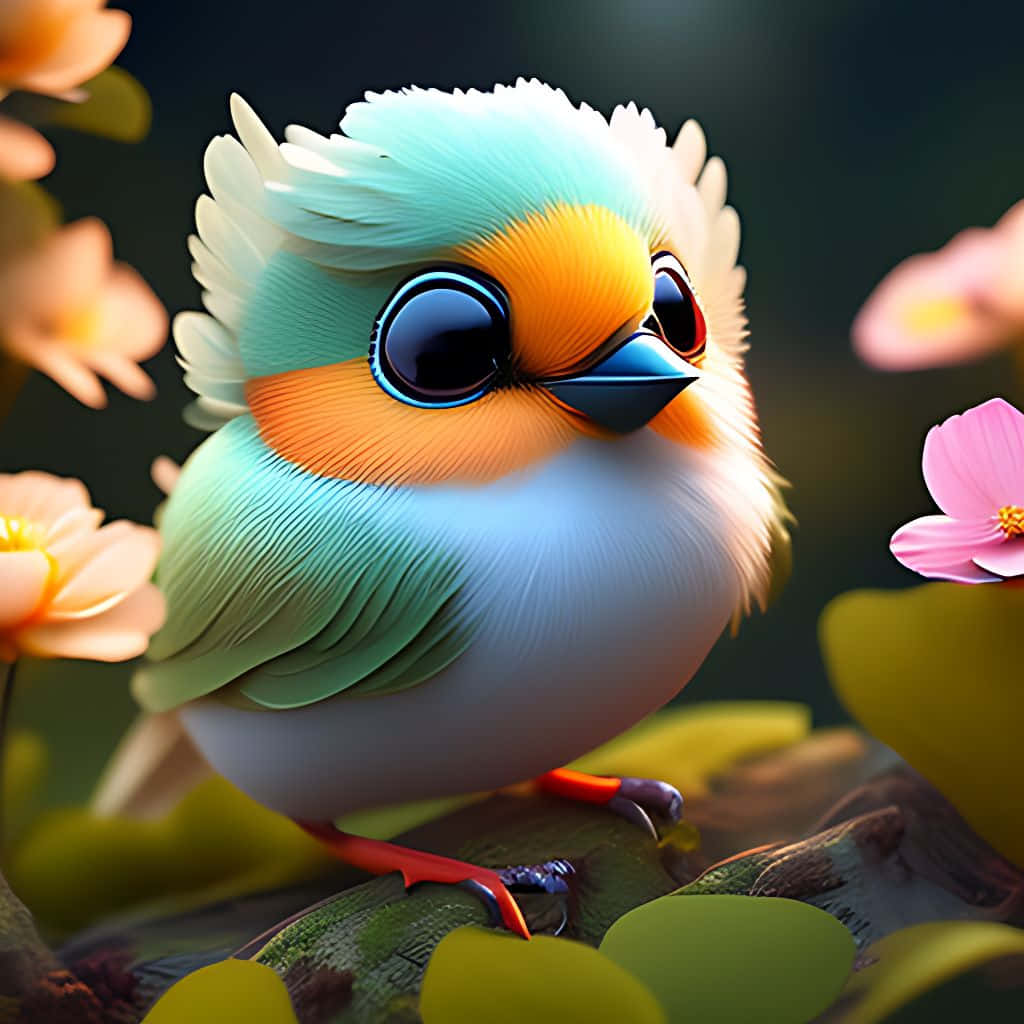 cute cartoon bird wallpapers