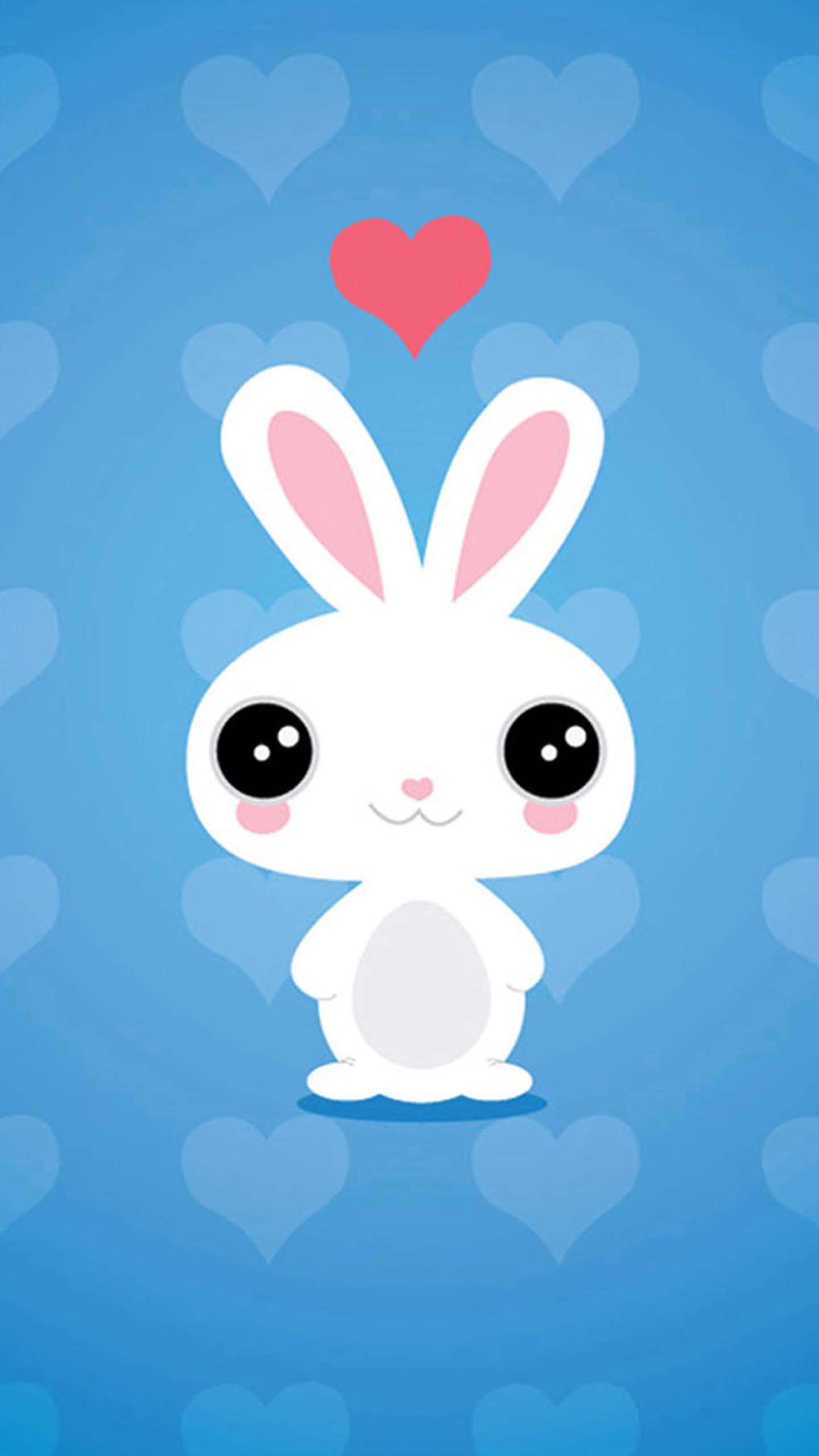 Download Cute Kawaii Bunny is here for a cuddle!