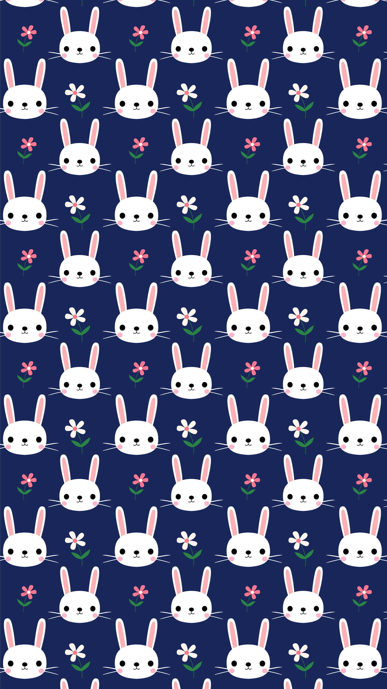 Bring a smile to someone's day with this Kawaii Bunny wallpaper!" Wallpaper
