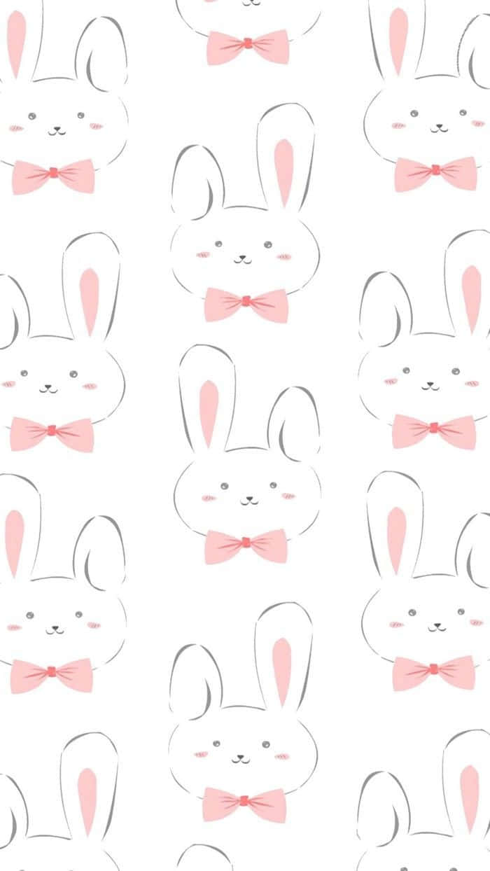 Adorable Kawaii Bunny Wallpaper