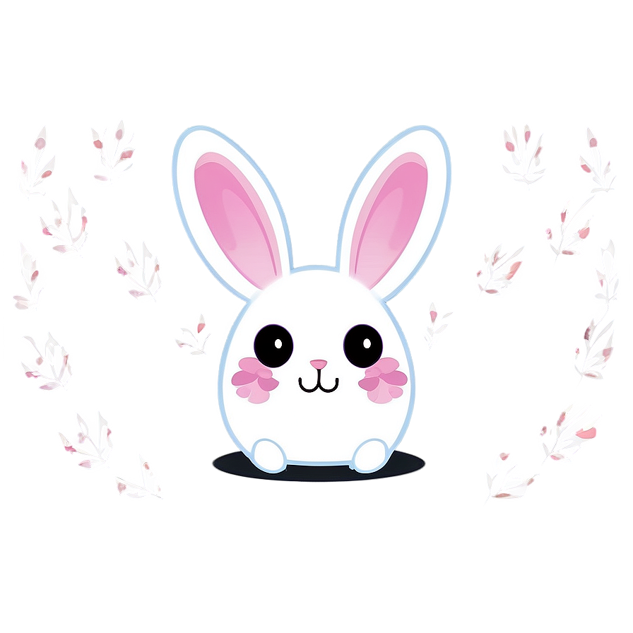 Download Kawaii Bunny Rabbit Png Dtr | Wallpapers.com