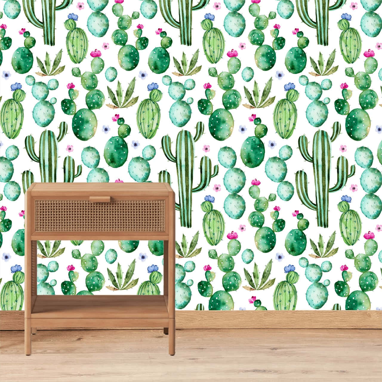 Papier Peint De Cactus Kawaii Adorable Fond d'écran