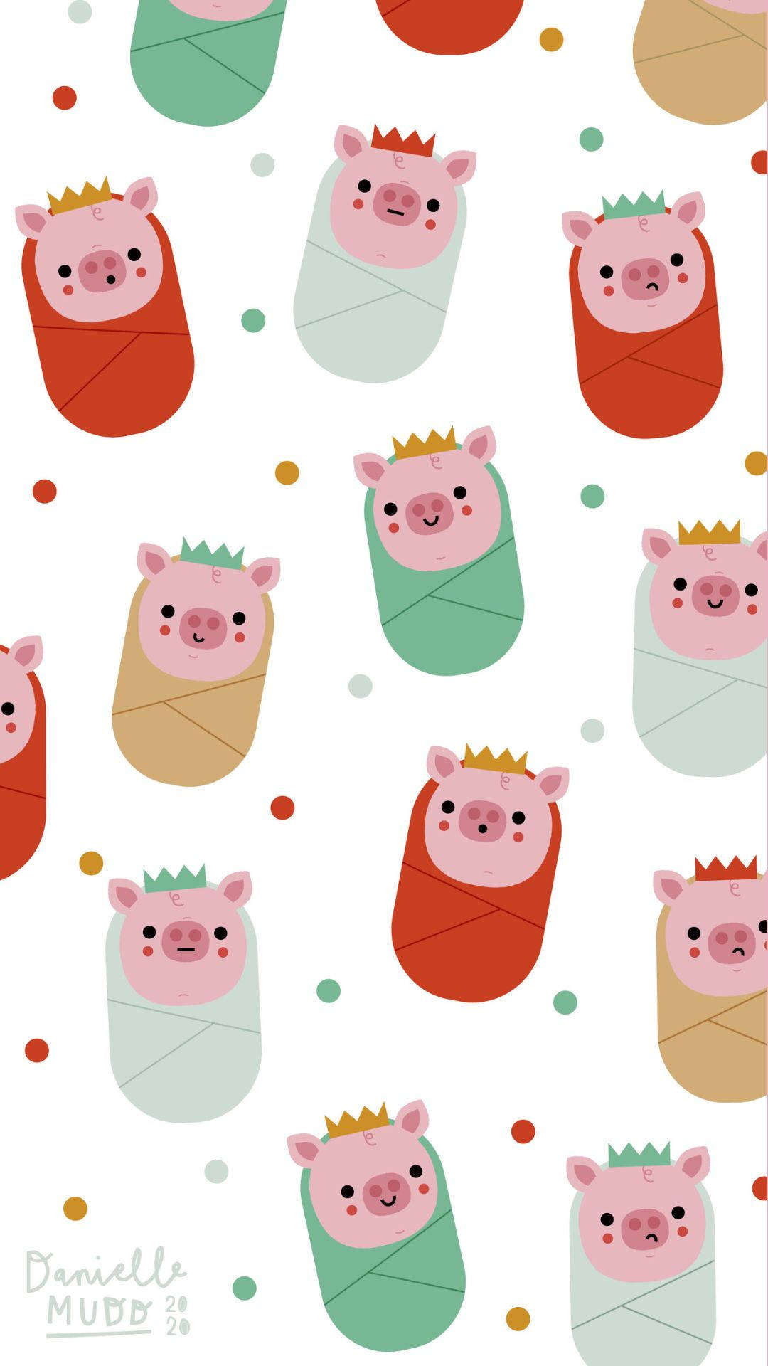 Niedlicheweihnachtsschweinchen Wallpaper