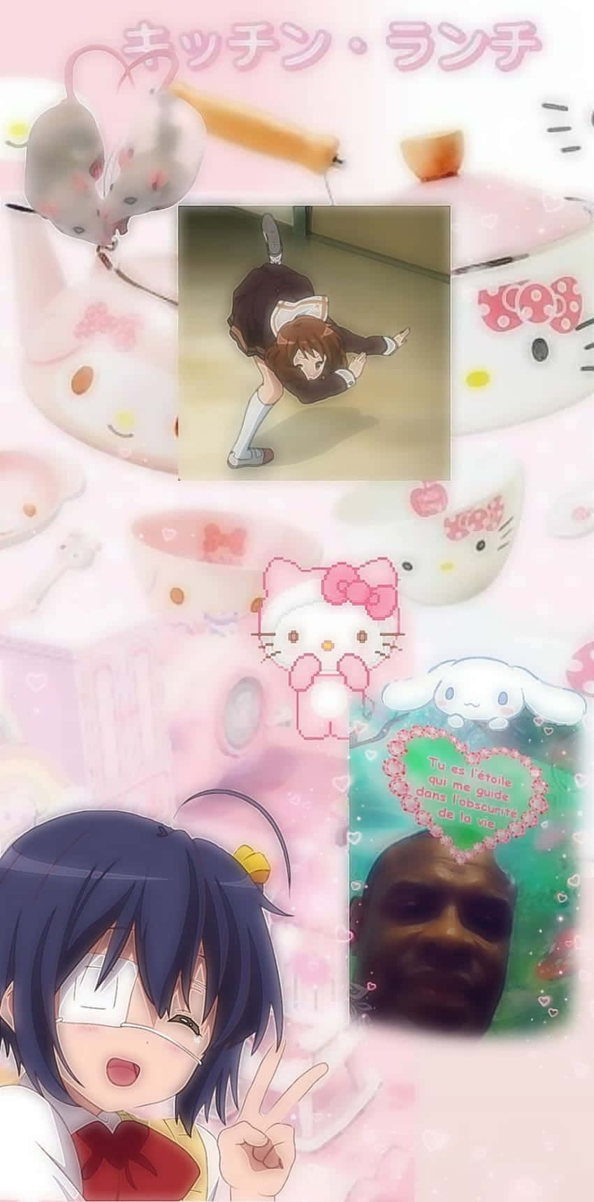 Kawaii Collage_ Anime Characters And Cute Mascots.jpg Wallpaper