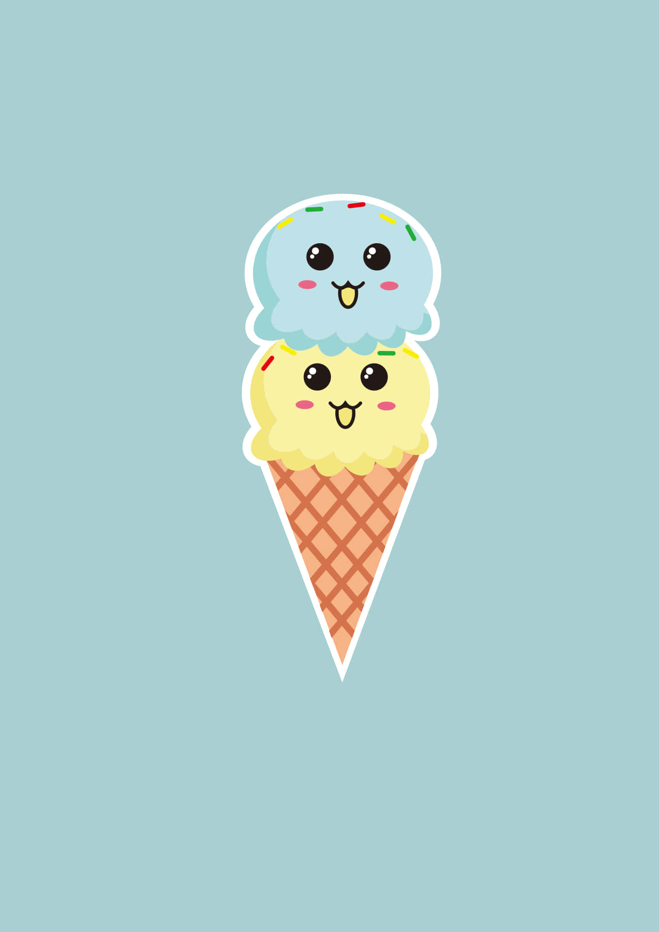 Kawaii Cute Ice Cream Picture