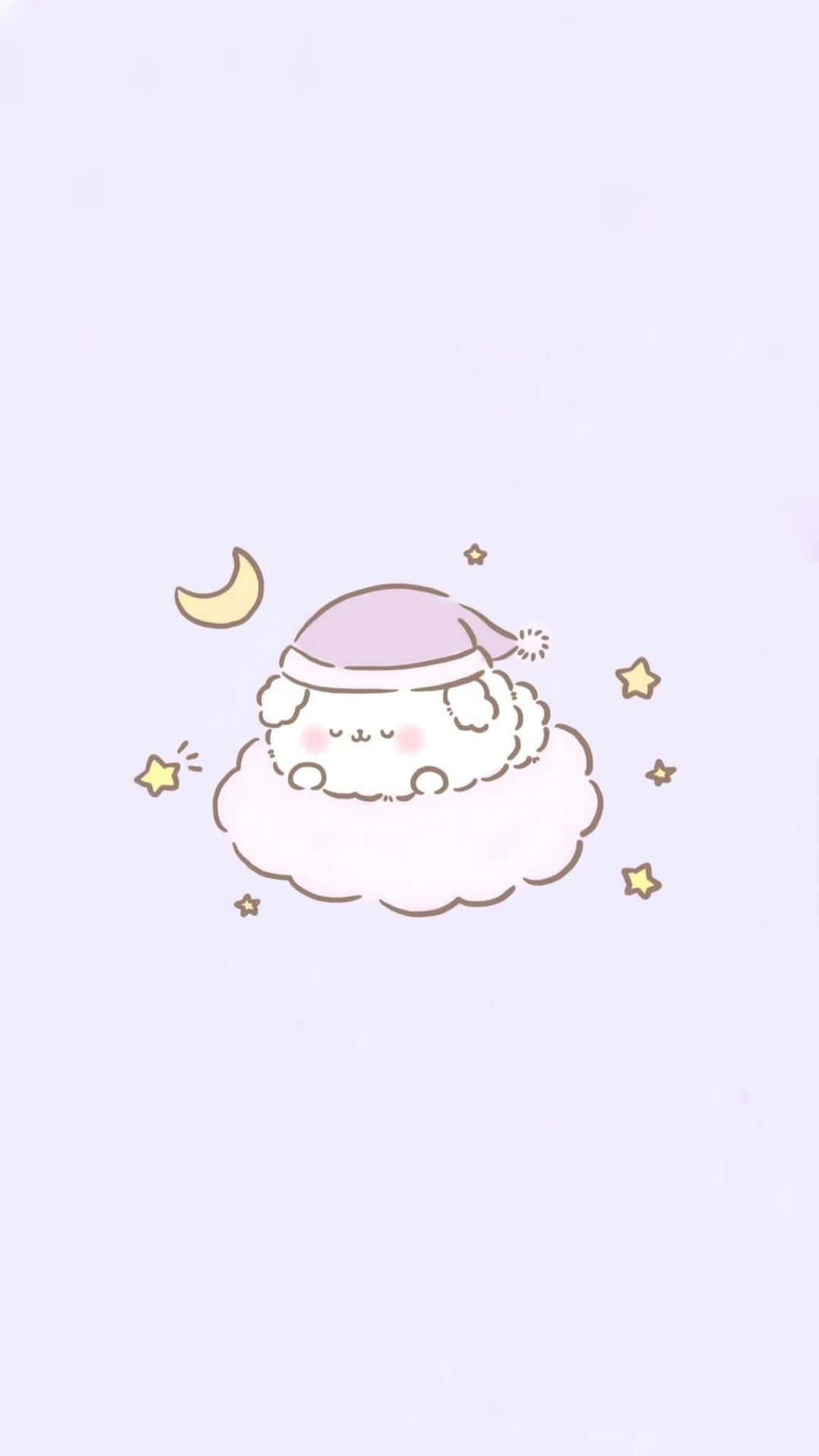 Kawaii Cute Santa Clouds Picture