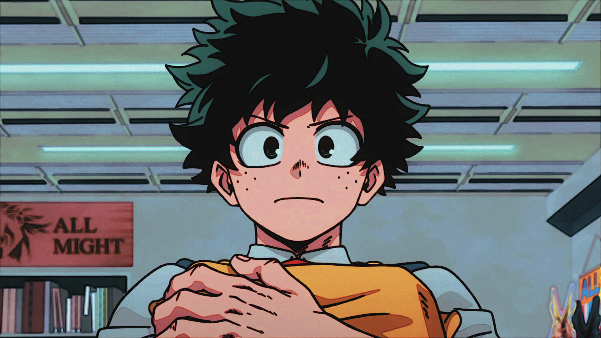 Illuminala Tua Giornata Con Kawaii Deku! Sfondo