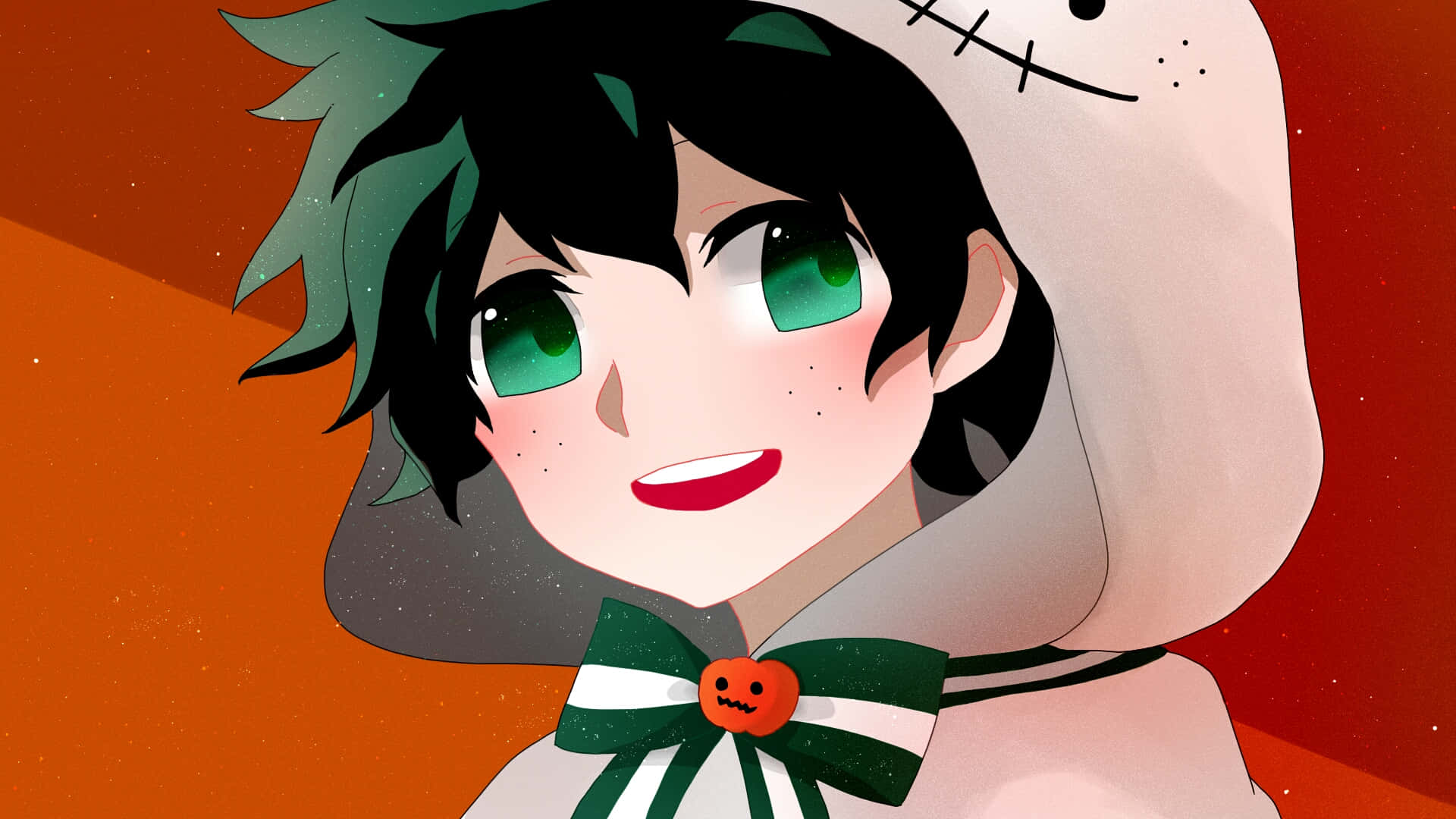Kawaii Deku is an incredibly adorable imagined version of the popular fictional character; it's just too cute! Wallpaper