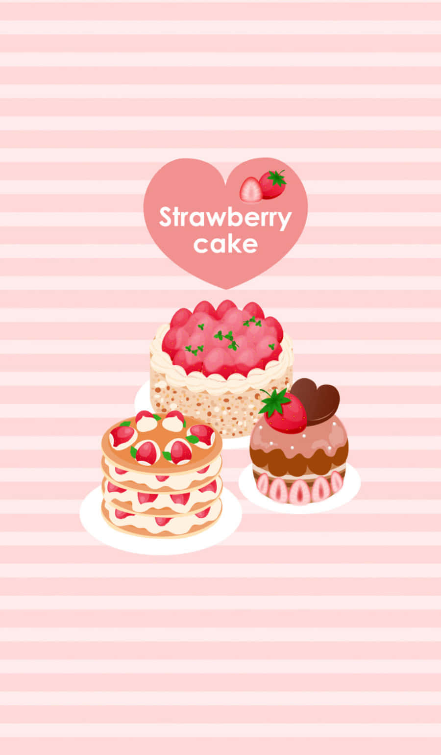 Sweet Kawaii Desserts Delight Wallpaper