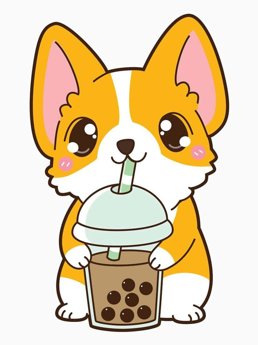 Cute Adorable Kawaii Dog Puppy Cartoon Stock Vector Royalty Free  1629436918  Shutterstock