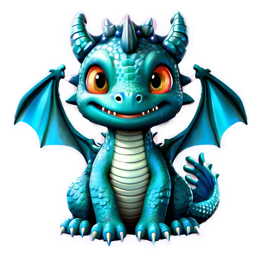 Kawaii Dragon Fantasy Png Hme91 PNG