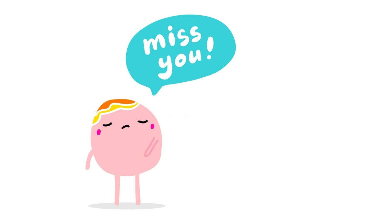 Kawaii Emoji I Miss You