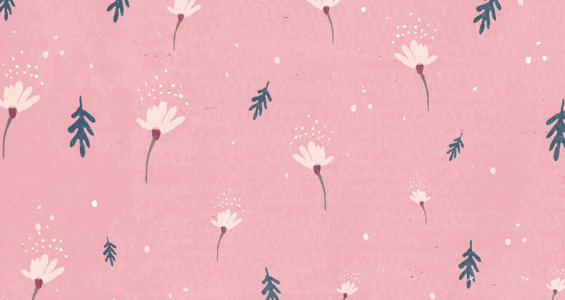 Adorable Kawaii Flower Bringing Joy and Vibrance to Your Screen Wallpaper