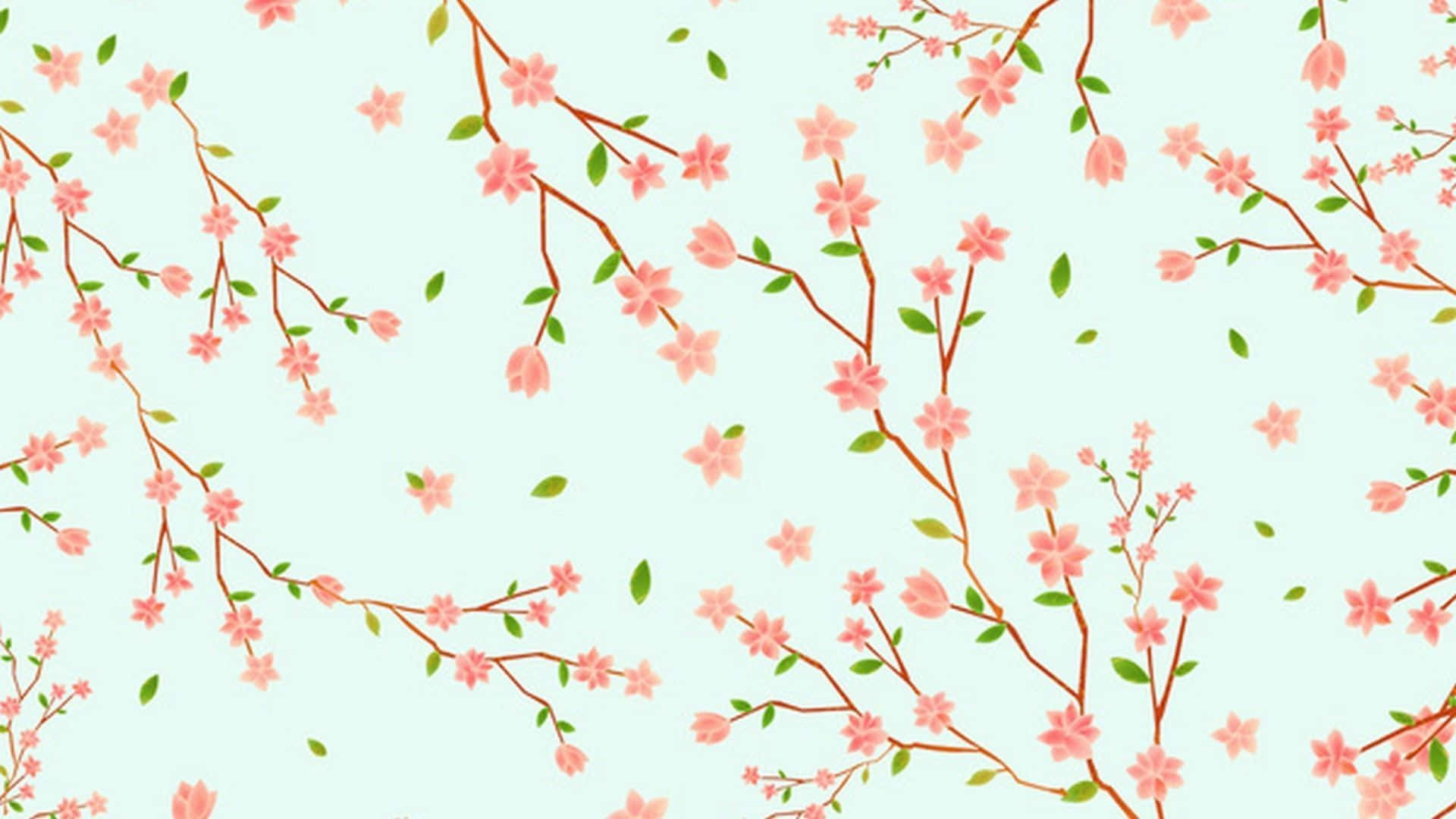Kawaii Flower: Pastel Wonderland Wallpaper
