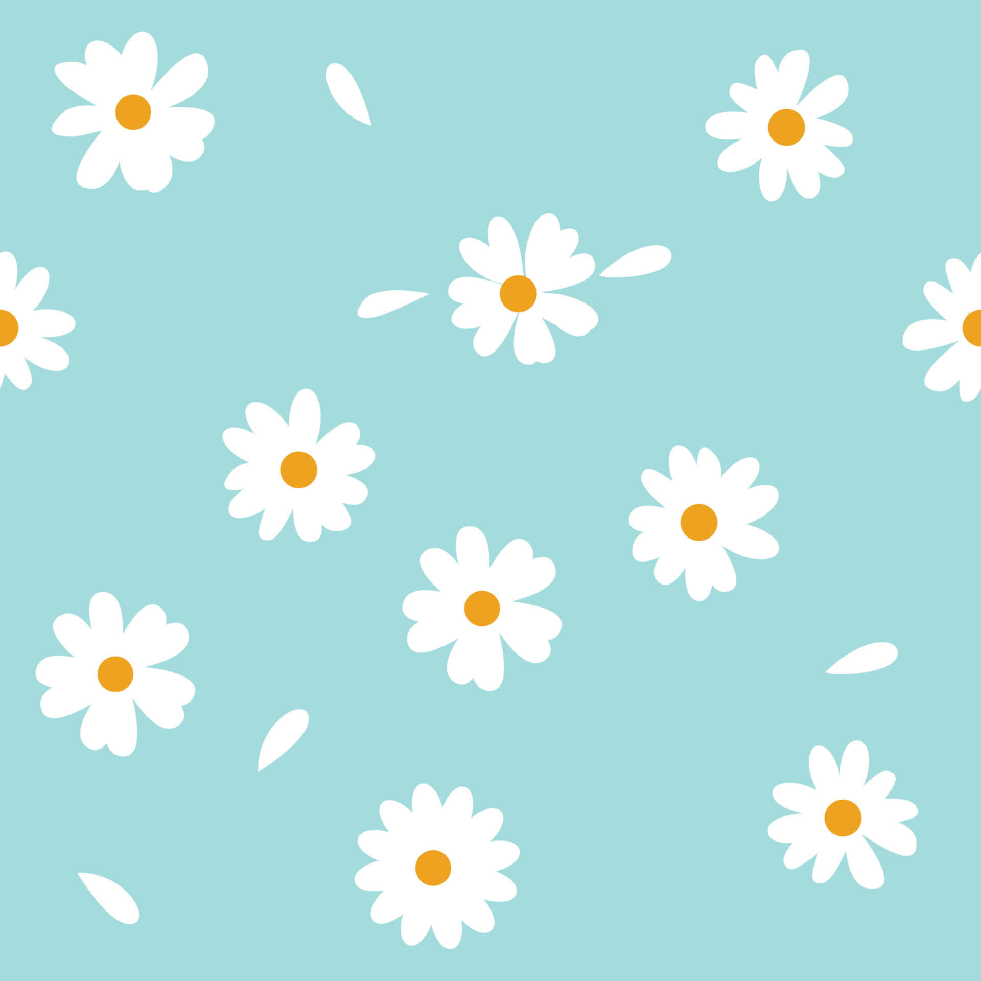 Kawaii Flower: Blossoming in Adorable Vibrance Wallpaper
