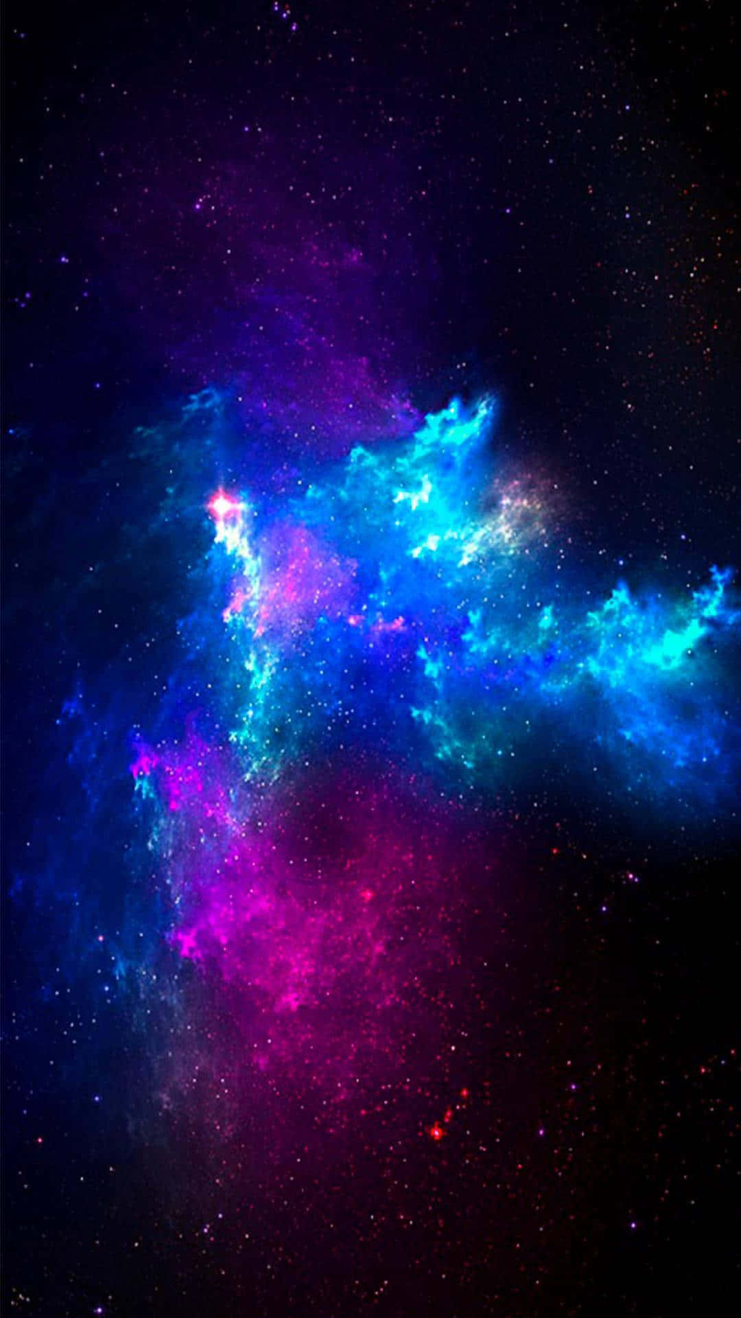 "Explore the vibrant and colorful kawaii galaxy!" Wallpaper