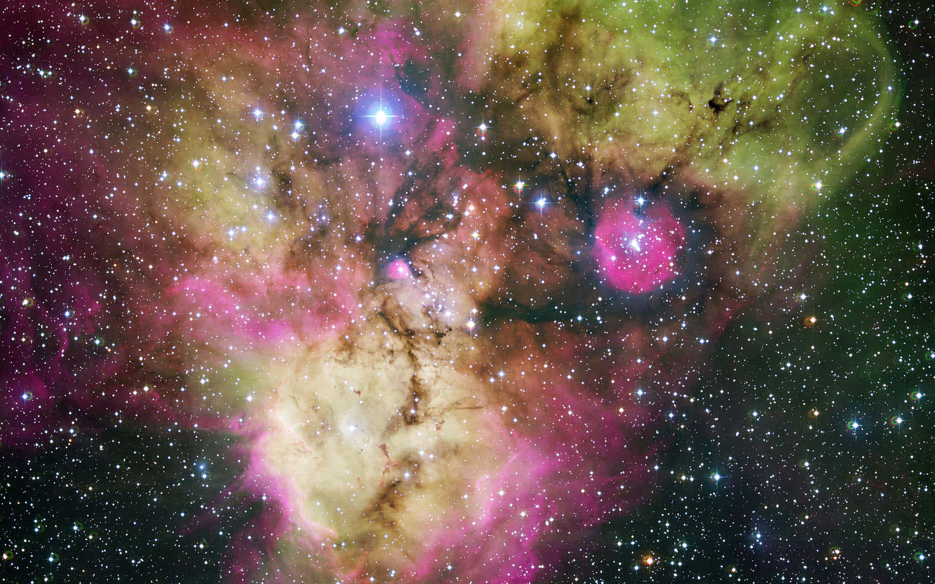Explore the vibrant universe of Kawaii Galaxy Wallpaper