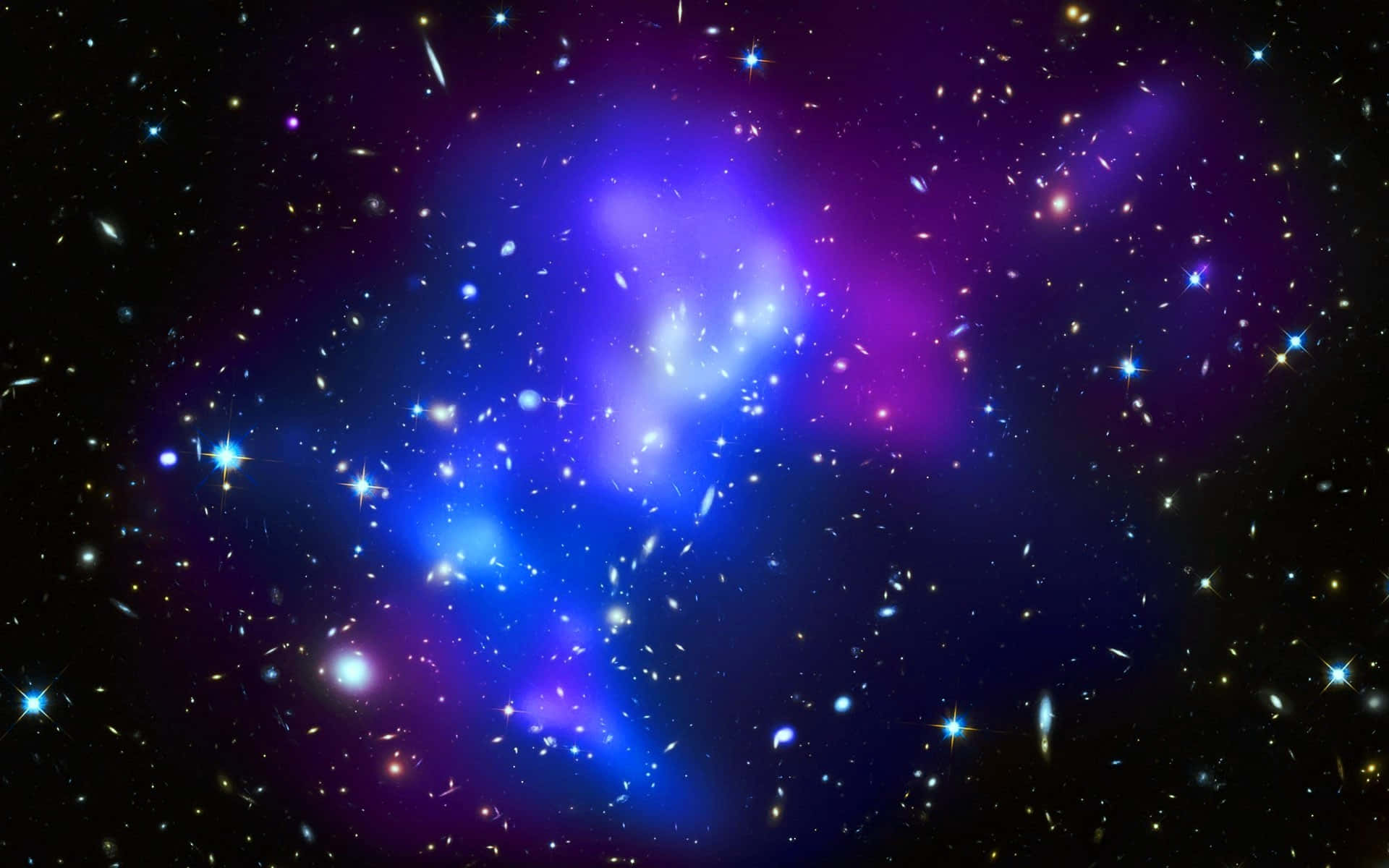 Increíble,galaxia Kawaii Que Está Fuera De Este Mundo. Fondo de pantalla