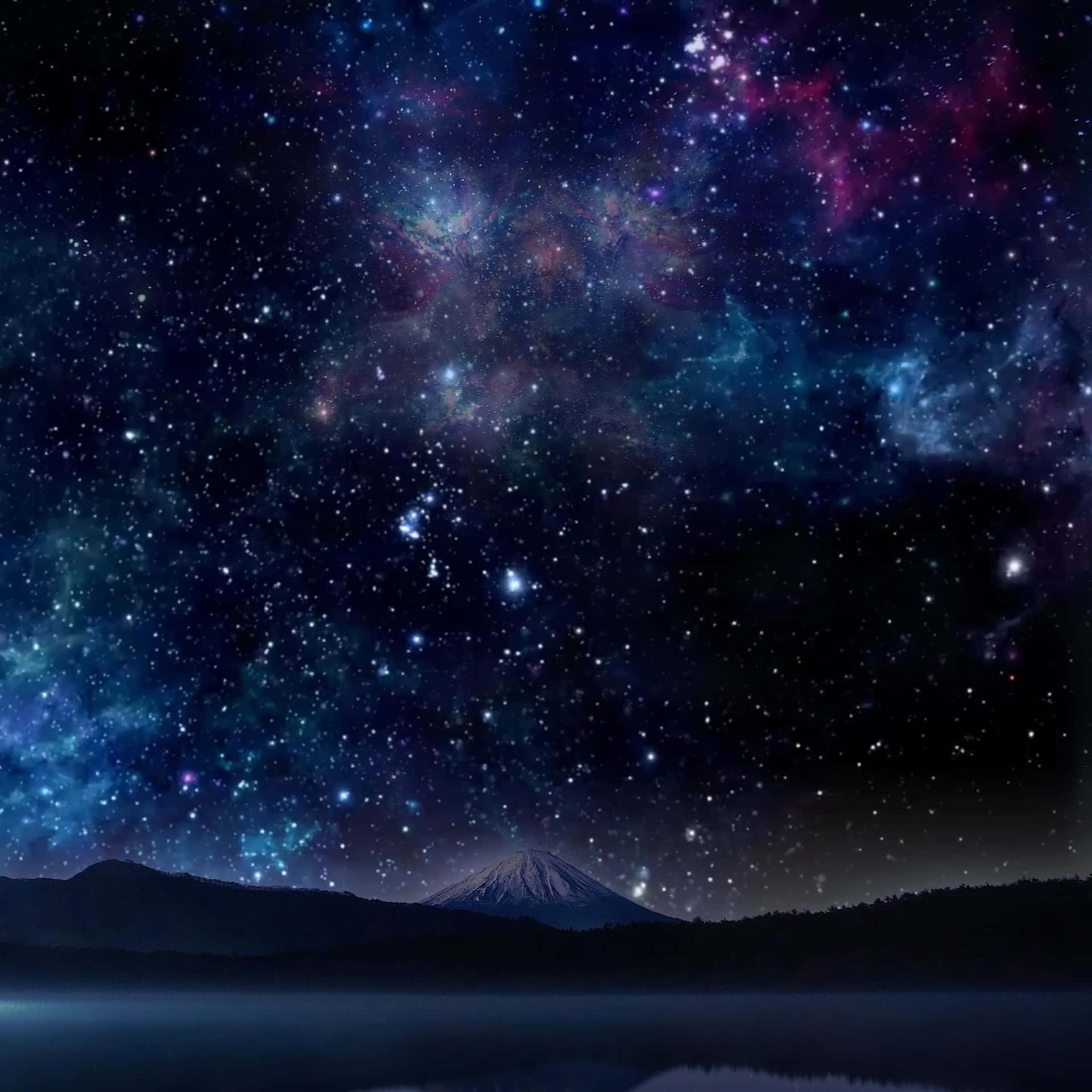 Explore the endless beauty of the Kawaii Galaxy Wallpaper