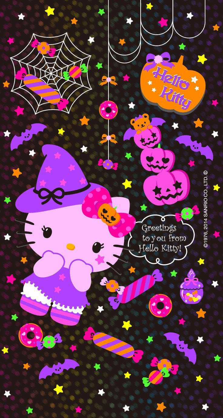 Kawaii Halloween Hello Kitty Wallpaper
