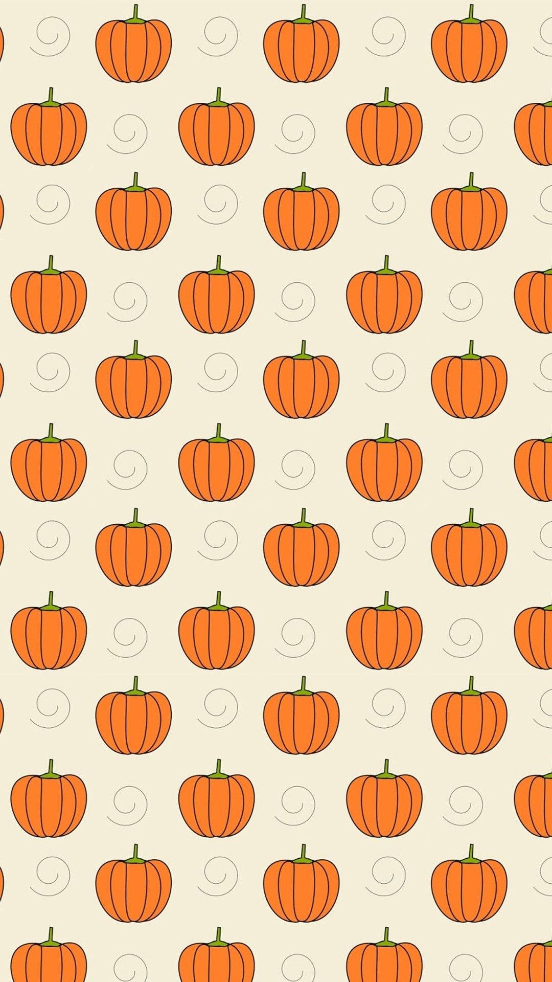 Kawaii Halloween Pumpkins Wallpaper