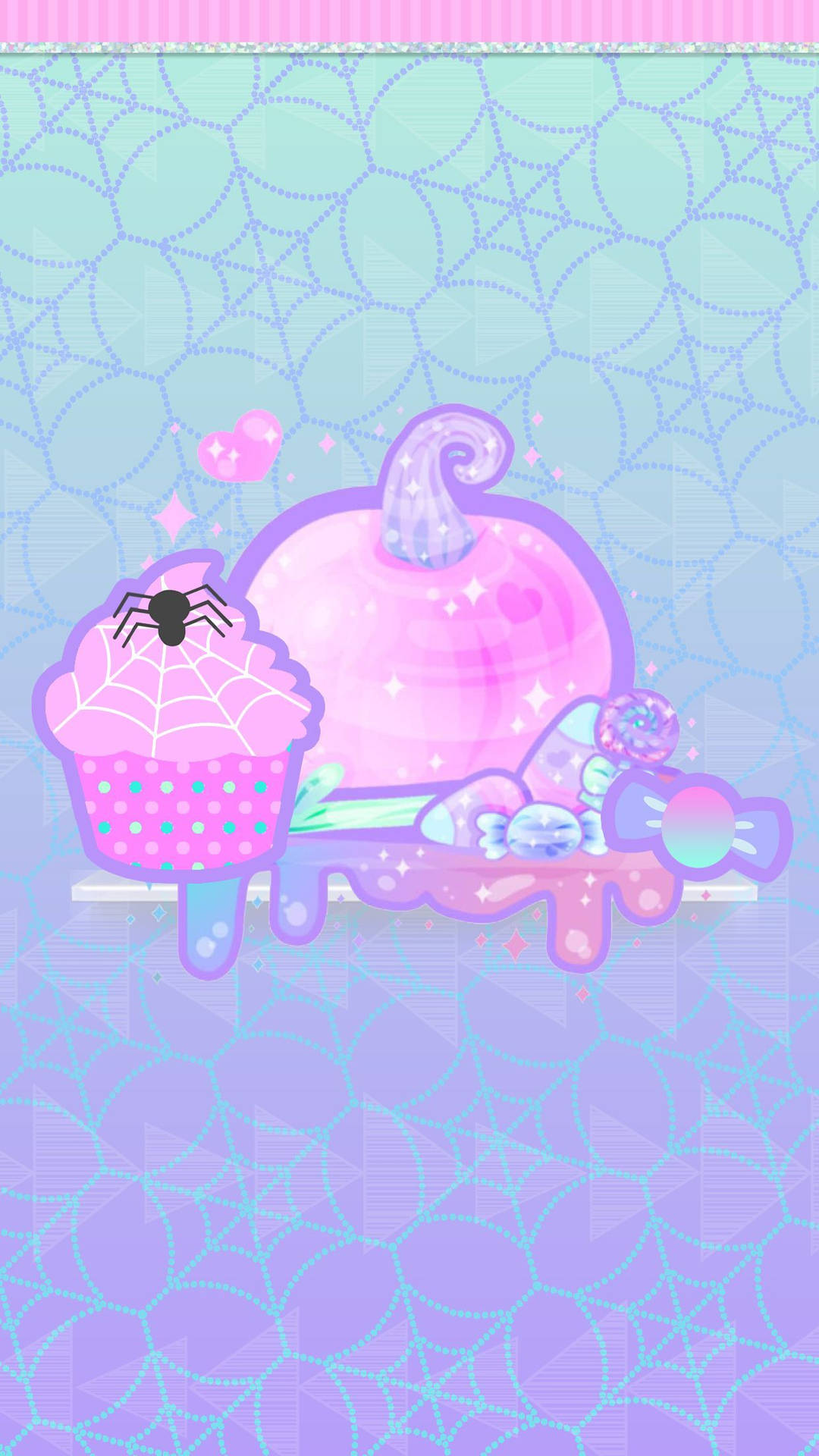 Kawaii Halloween Sweets Wallpaper