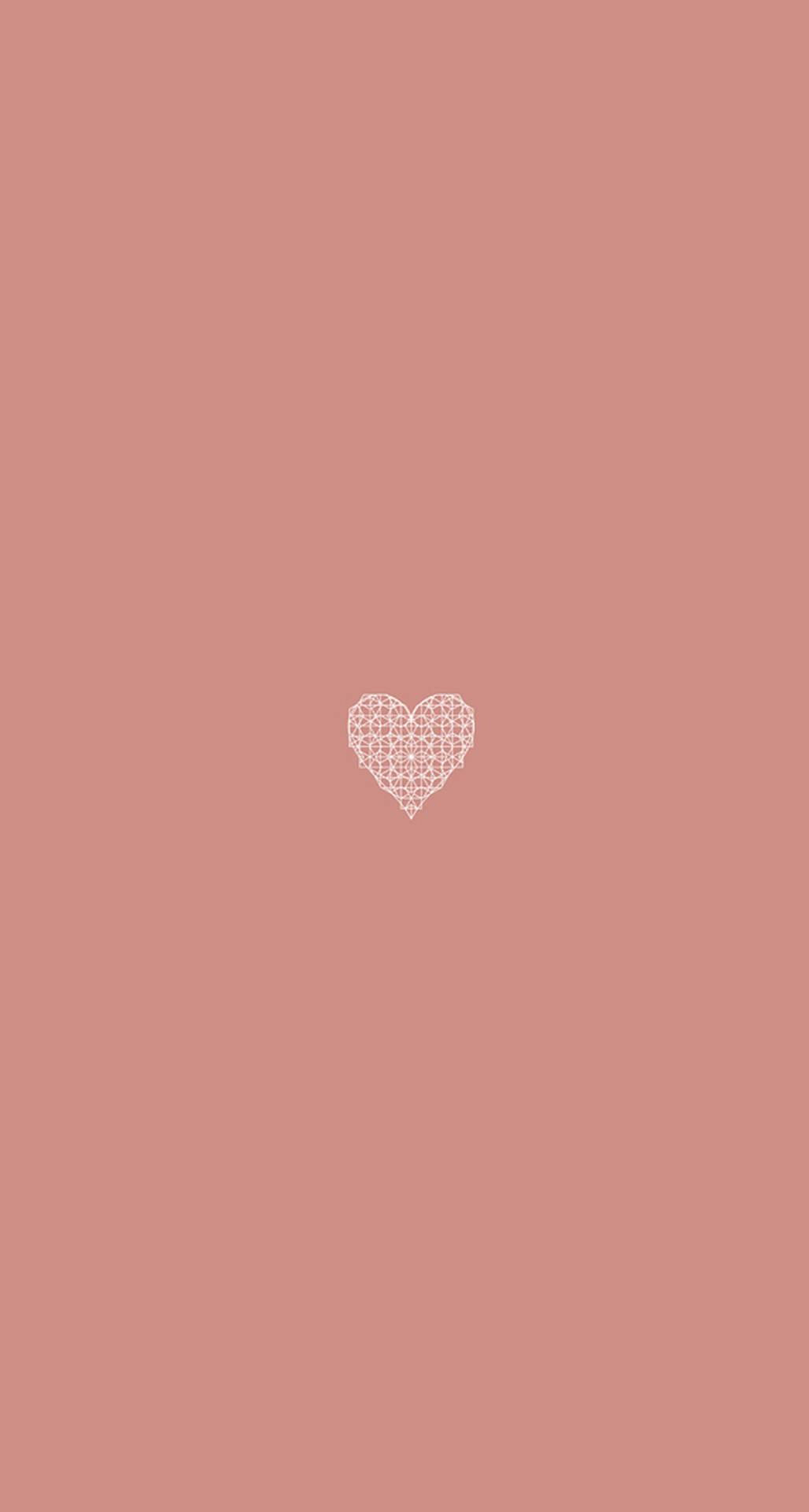 Kawaii Heart Iphone Design Wallpaper