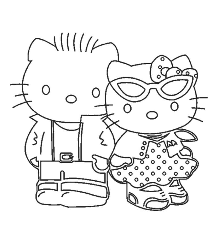 Adorablefondo De Pantalla De Kawaii Hello Kitty Fondo de pantalla