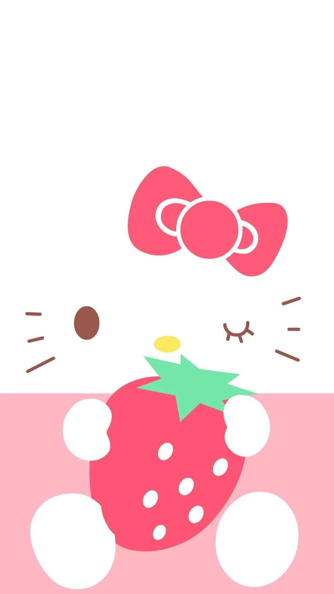 Kawaii Hello Kitty Iphone Art Wallpaper