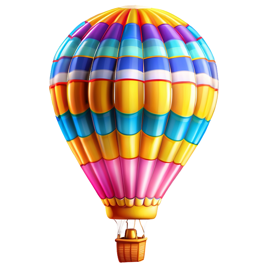 Download Kawaii Hot Air Balloon Png 05062024 | Wallpapers.com