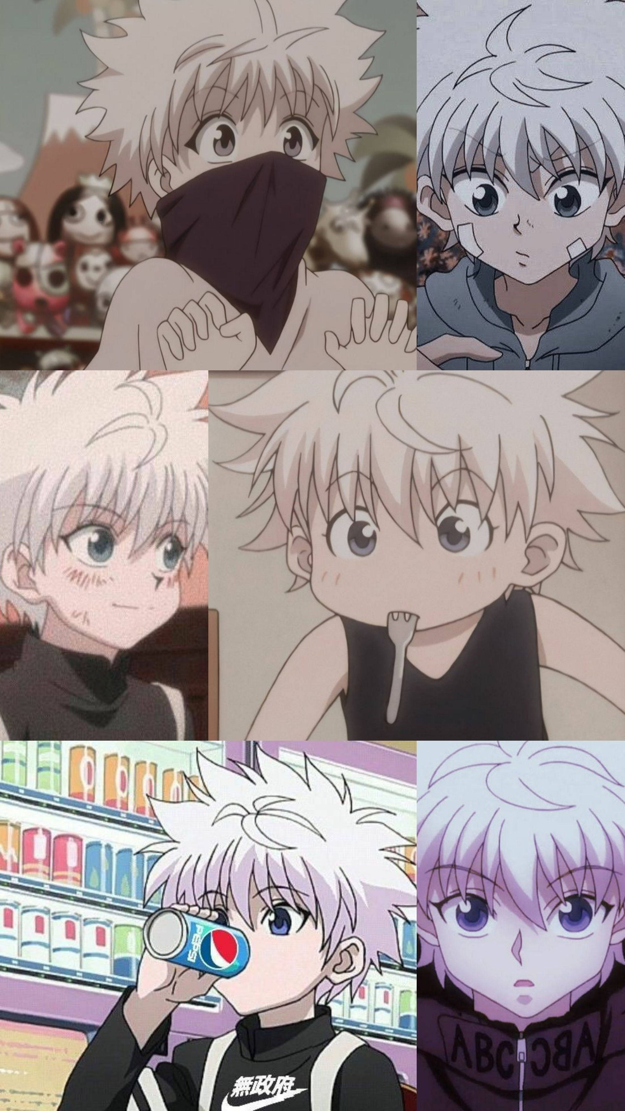 Kawaii Hunter X Hunter Killua Pfp Anime Collage Wallpaper