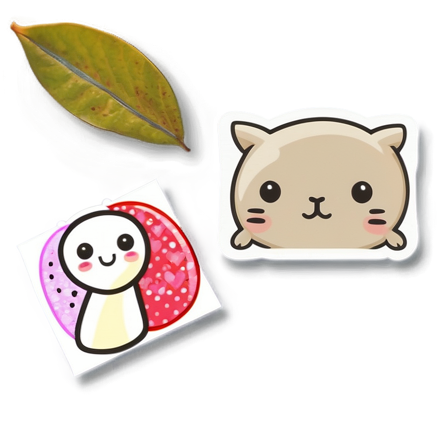 Download Kawaii Japanese Stickers Png 05062024 | Wallpapers.com