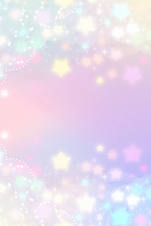 Kawaii Lilla Og Pink Glitter Wallpaper
