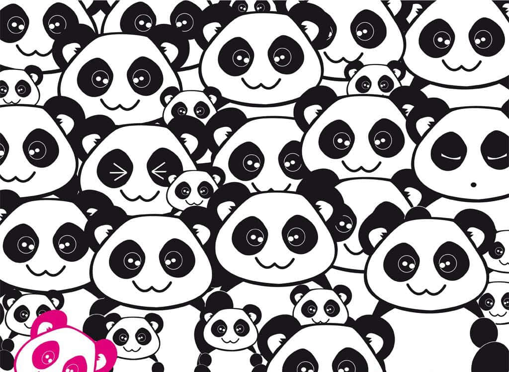 Cutest Kawaii Panda Ever Wallpaper