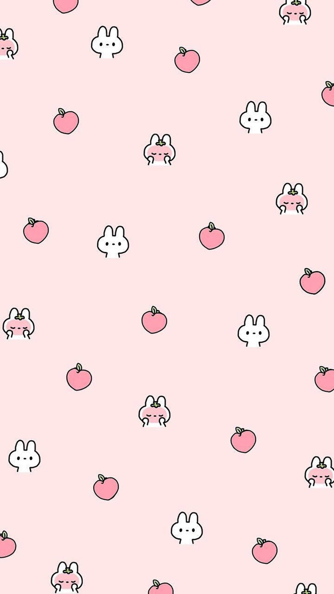 Kawaii Pastel Pink Background Wallpaper