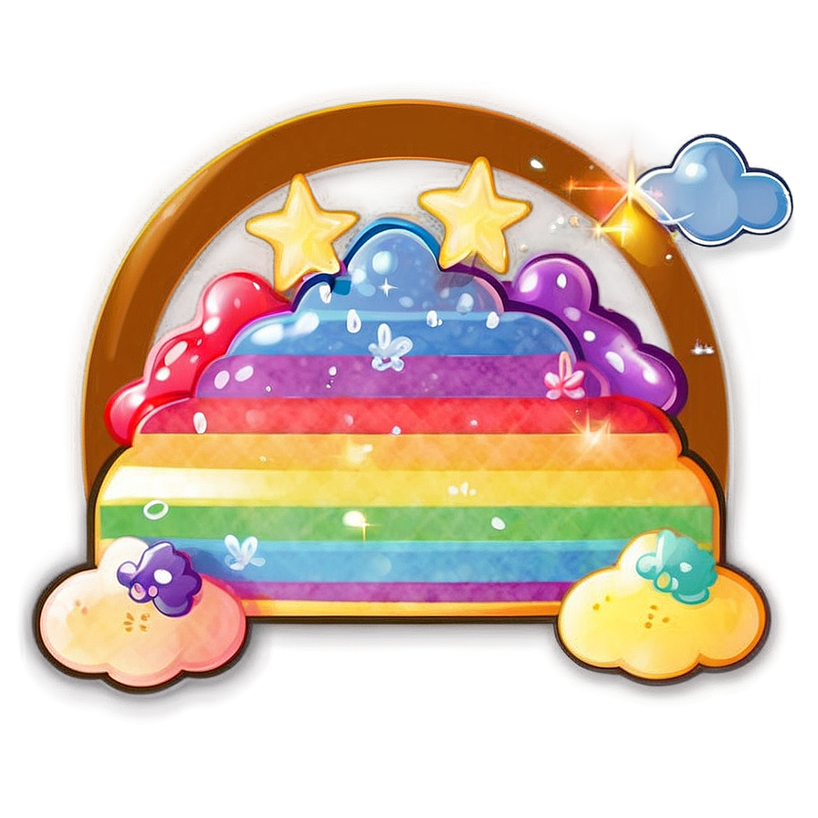 Kawaii Pastel Rainbow Png 05062024 PNG