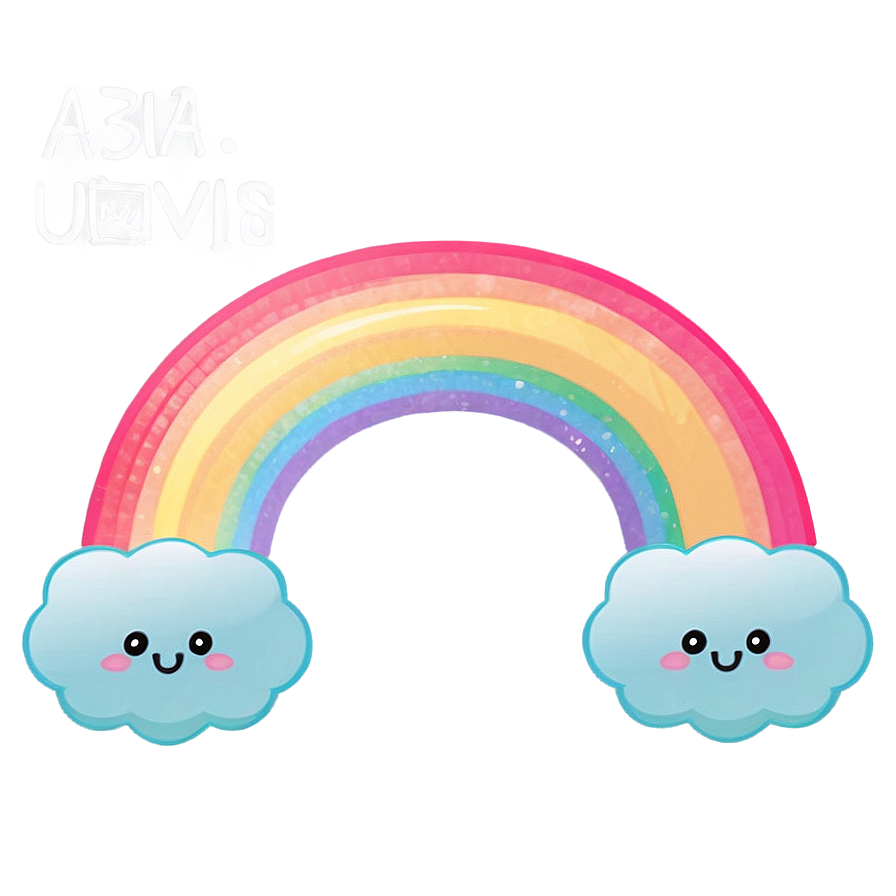 Kawaii Pastel Rainbow Png 05062024 PNG