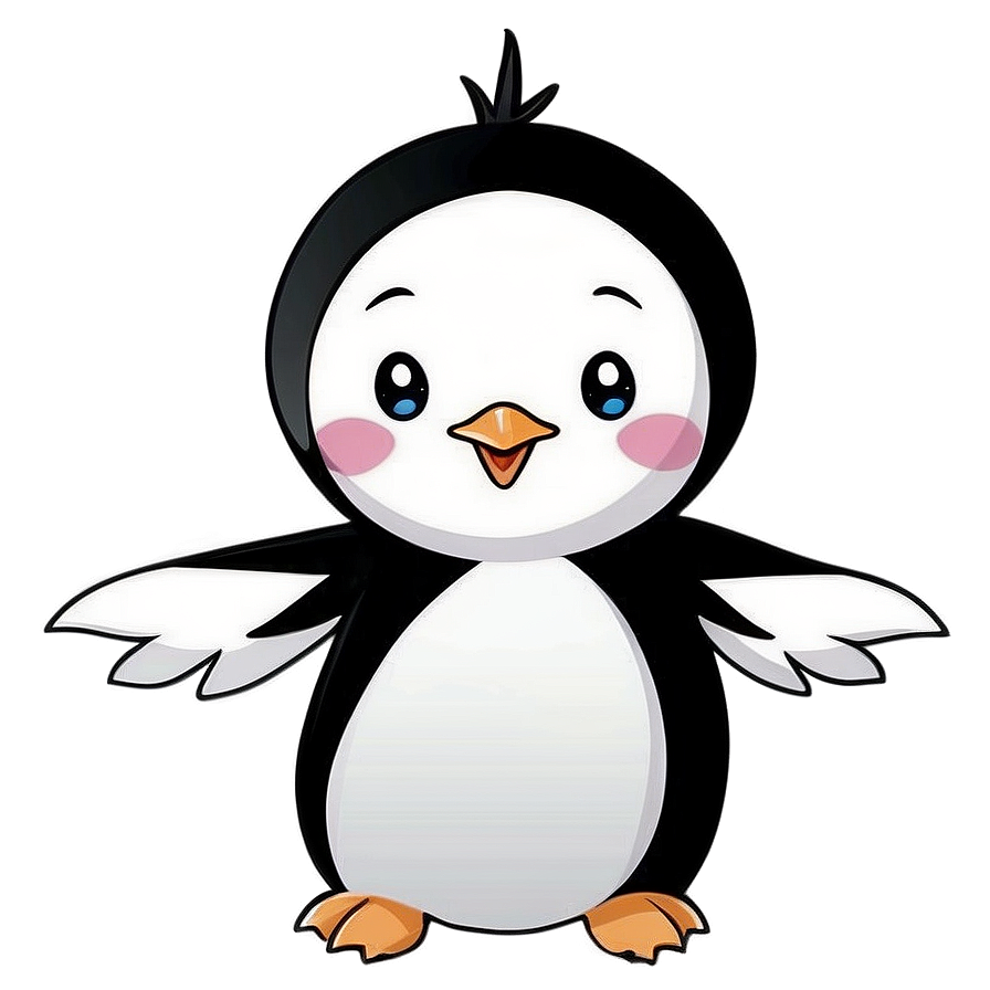 Download Kawaii Penguin Characters Png 12 | Wallpapers.com