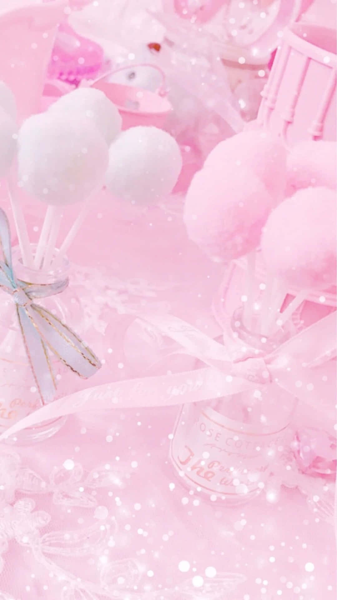 Kawaii Pink Aesthetic Cotton Candy Dream Wallpaper