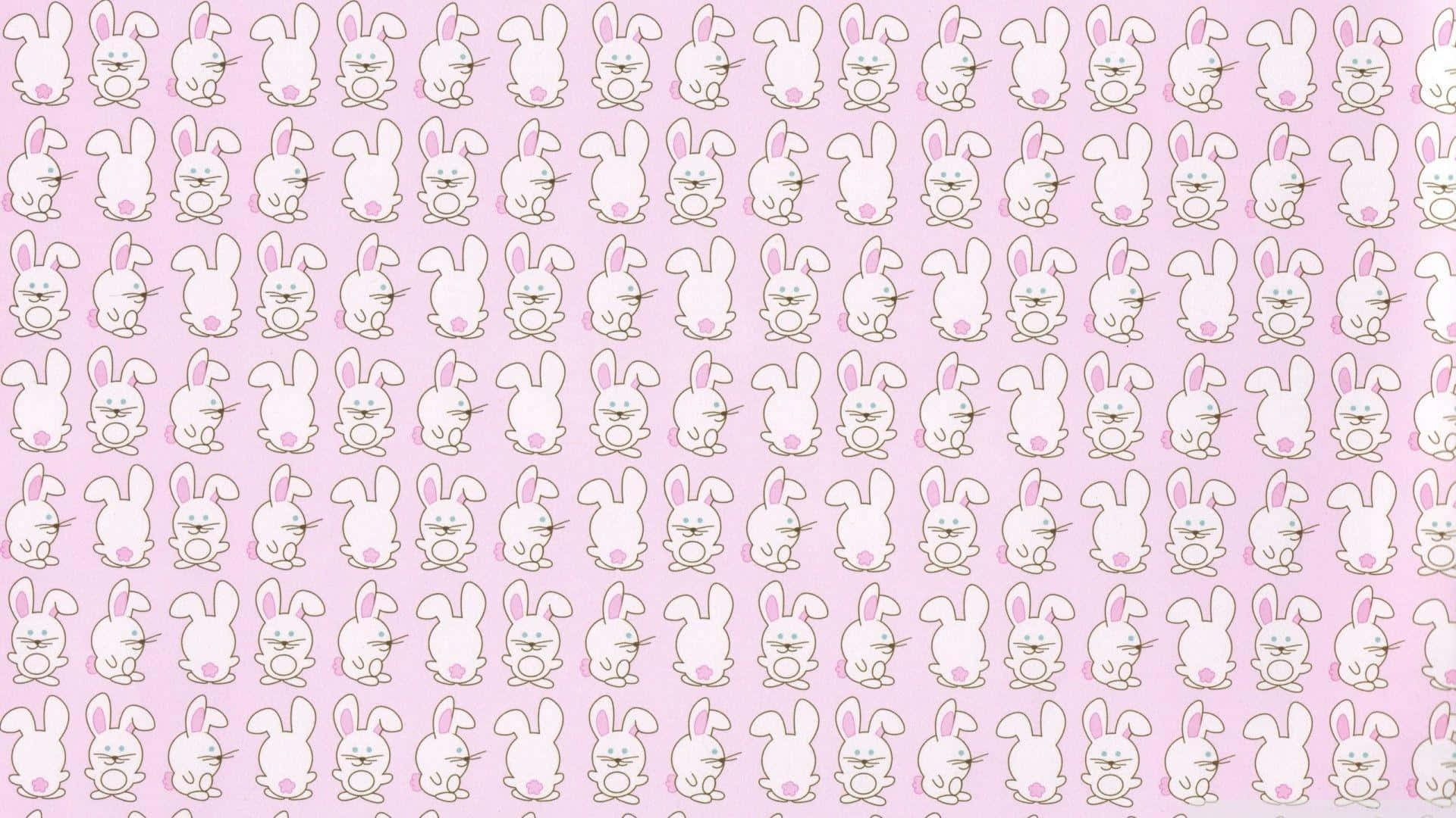 Adorable Kawaii Pink Aesthetic Desktop Wallpaper Wallpaper