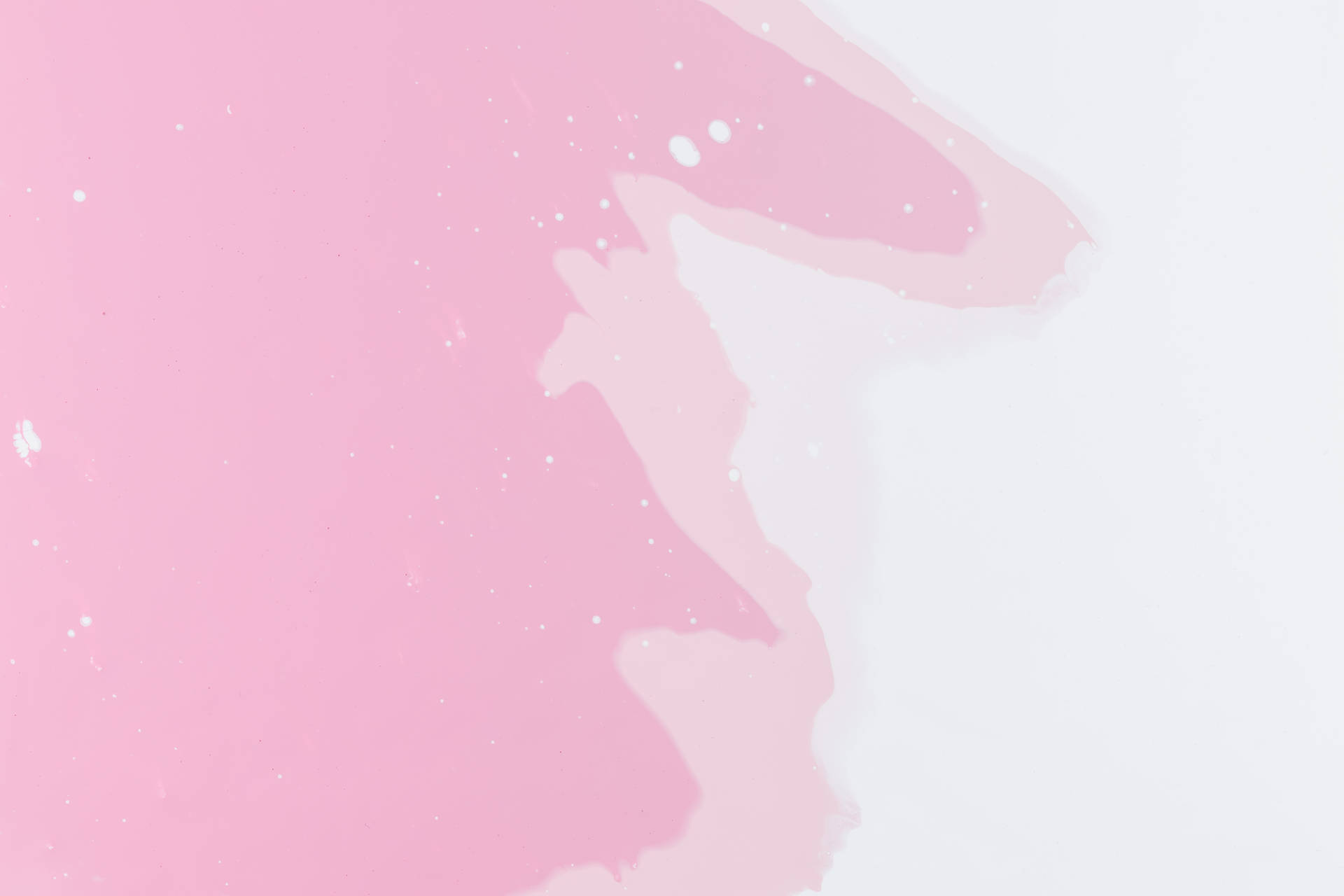 Kawaii Pink And White Paint