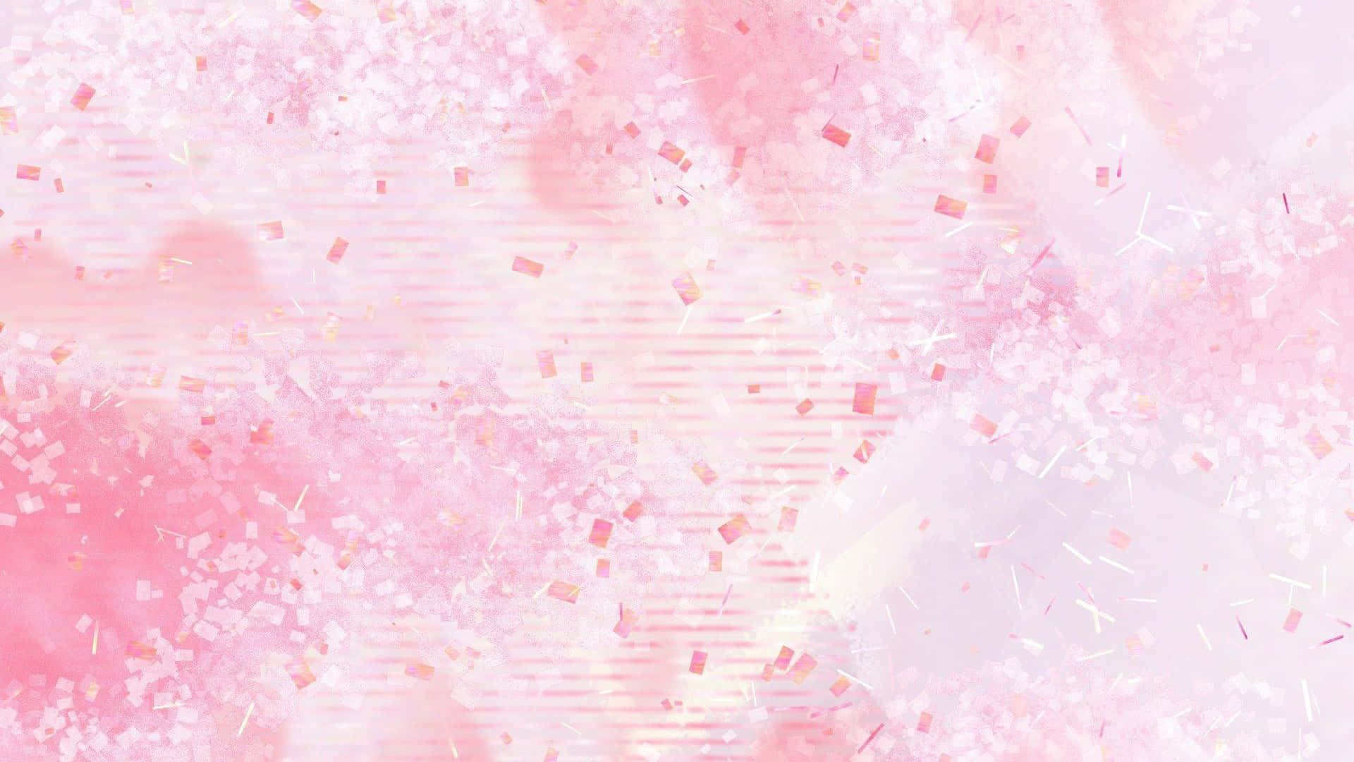 Kawaii Pink Glitter Texture Wallpaper